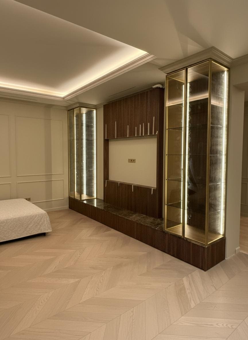 Гостинная в загородном доме